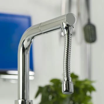 Tiger Splash Kraanslang Supreme Met Waterbesparende Keukendouche En Kogelgewricht 1/2" 2 Tiger Splash Kraanslang Supreme Met Waterbesparende Keukendouche En Kogelgewricht 1/2" - Afbeelding 2