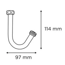 Tiger Stijgpijp Chroom -Tiger 123 3964