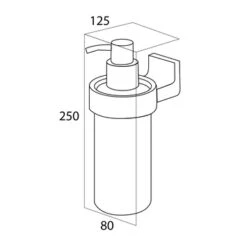 Tiger Zeepdispenser Ontario Hangend Chroom -Tiger 123 408