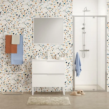 Tiger S-line Frame Spiegel 60x70 Cm Mat Wit 3 Tiger S-line Frame Spiegel 60x70 Cm Mat Wit - Afbeelding 3