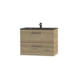 Tiger Studio Badkamermeubel 80 Cm Chalet Eiken Met Wastafel Polybeton Mat Zwart Greep Rvs Afgerond 6 Tiger Studio Badkamermeubel 80 Cm Chalet Eiken Met Wastafel Polybeton Mat Zwart Greep Rvs Afgerond -Tiger 123 706