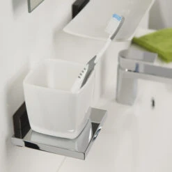 Tiger Bekerhouder Zenna Hangend Met Beker Chroom/Wengé -Tiger 123 740