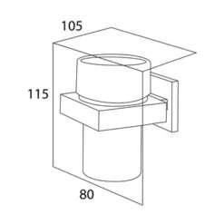 Tiger Bekerhouder Items Hangend Met Beker Chroom 9 Tiger Bekerhouder Items Hangend Met Beker Chroom -Tiger 123 776