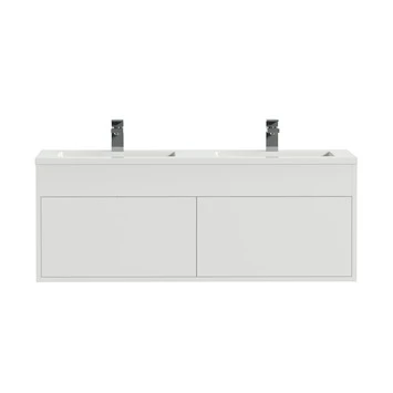 Tiger Helsinki Badkamermeubel 120 Cm Hoogglans Wit Met Wastafel Polybeton Hoogglans Wit 2 Tiger Helsinki Badkamermeubel 120 Cm Hoogglans Wit Met Wastafel Polybeton Hoogglans Wit - Afbeelding 2