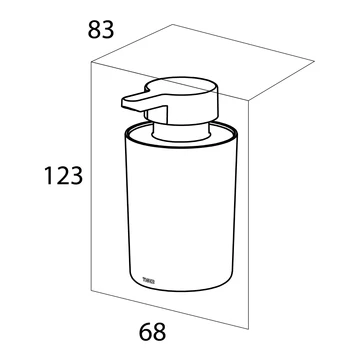 Tiger Zeepdispenser Urban Zwart 4 Tiger Zeepdispenser Urban Zwart - Afbeelding 4