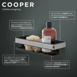 Tiger Douchemand Cooper 28 Cm RVS/zwart -Tiger 123 819