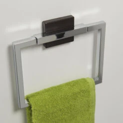 Tiger Zenna Handdoekring Chroom/wenge -Tiger 123 823