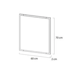 Tiger S-line Frame Spiegel 60x70 Cm Mat Zwart 9 Tiger S-line Frame Spiegel 60x70 Cm Mat Zwart -Tiger 123 838