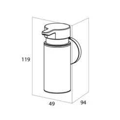 Tiger Zeepdispenser Noon Klein Zwart -Tiger 123 851