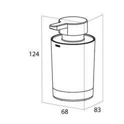 TIger Vrijstaande Zeepdispenser Tune Zwart -Tiger 123 91