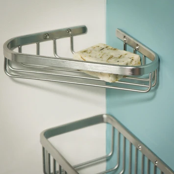 Tiger Zeepbakje Exquisit Voor Hoek Hangend RVS 4 Tiger Zeepbakje Exquisit Voor Hoek Hangend RVS - Afbeelding 4